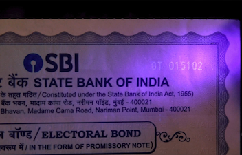 Electoral Bond in UV Light